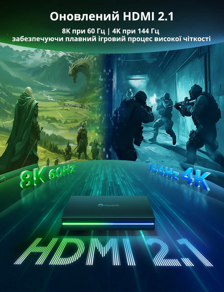 Govee H8604 AI Sync Box 2 - набір адаптивної Ambilight-підсвітки для ТВ 6974316990659 фото